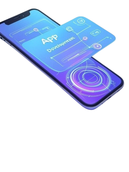 Mobile app development illustration